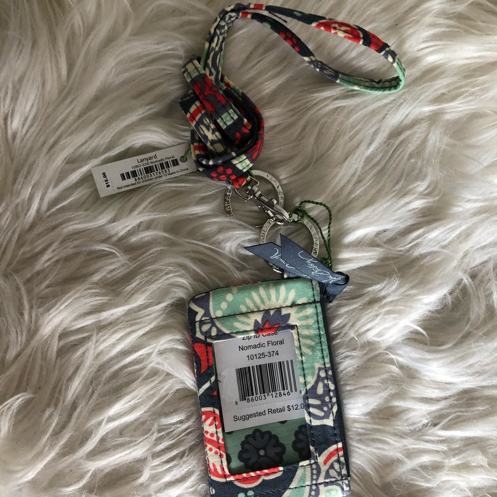 NWT Vera Bradley ID holder & Lanyard